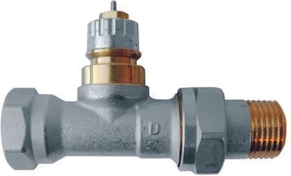 Danfossin termostaattinen patteriventtiili esiasetuksella 1/2 suora Kvs = 090 m3/h RA N15