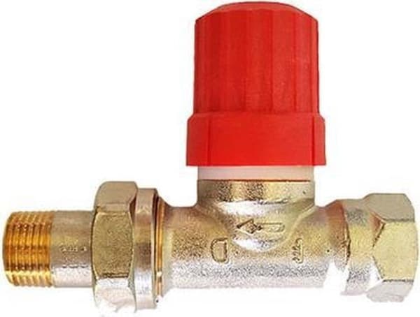 Danfossin termostaattinen patteriventtiili esiasetuksella 1/2 suora Kvs = 090 m3/h RA N15