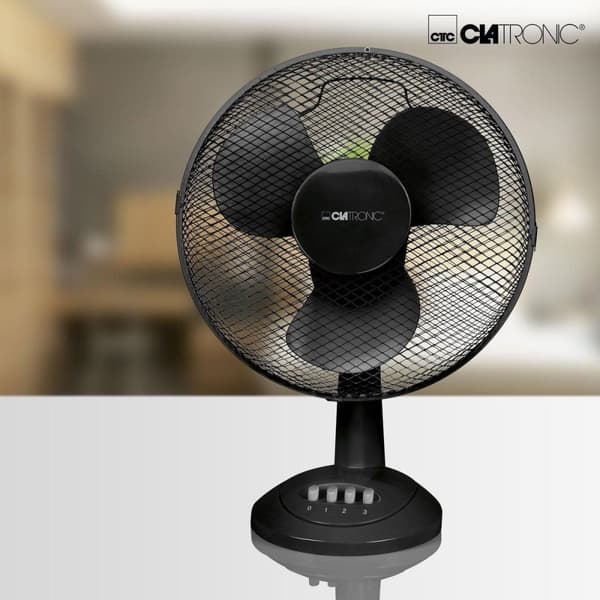 Clatronic VL 3602 tuuletin 30cm musta