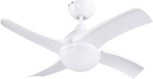 Sygonix Loftsventilator (Ø x H) 910 mm x 370 mm Farve på ventilatorblade: Hvid Farve på hus: Hvid