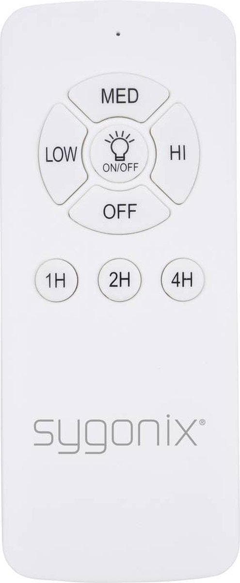 Sygonix Loftsventilator (Ø x H) 910 mm x 370 mm Farve på ventilatorblade: Hvid Farve på hus: Hvid