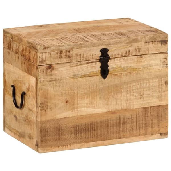 vidaXL opbevaringskasse 39x28x31 cm massivt mangotræ