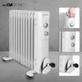 Miniatyrbild 7 av 9: Clatronic RA 3737 inomhus vit 2300 W oljevärmare (263908)