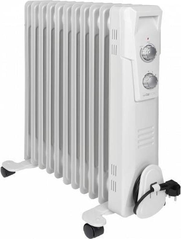 Clatronic RA 3737 inomhus vit 2300 W oljevärmare (263908)