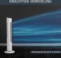 Pikkukuva 5 / 11: Rowenta Eole VU6871 - Kodin tornituuletin - Valkoinen - Eteinen - Pöytä - 55 dB - 193,8 m/h - Painikkeet - Langaton (VU6871)