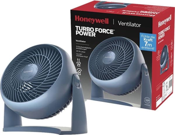 Honeywell HT900NE4 bordsfläkt 30 W blågrå (HT900NE4)