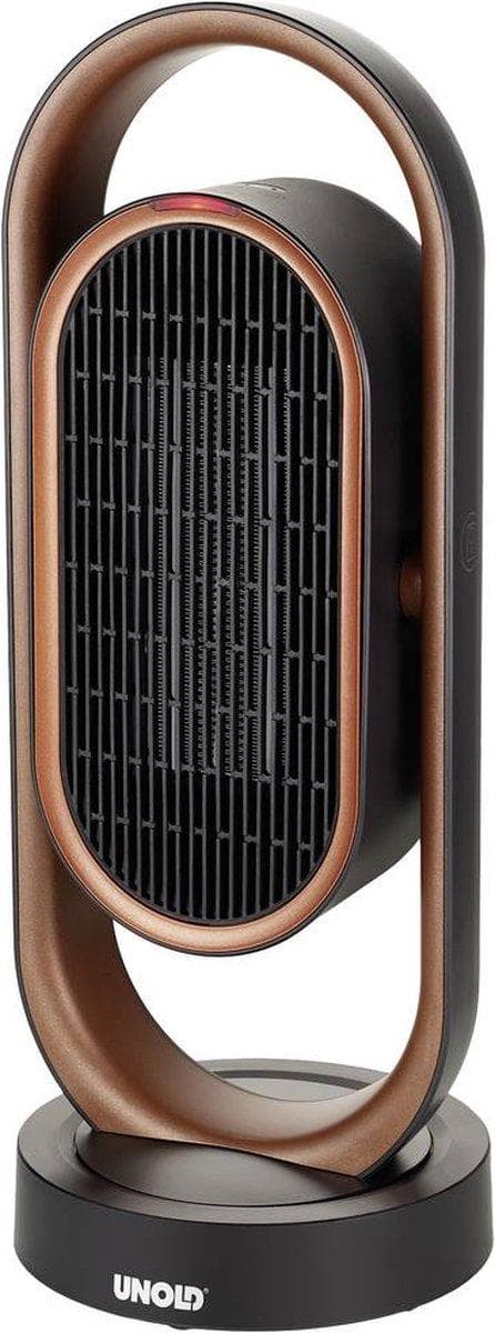 Vanha 86535 keraaminen tuuletinlämmitin 3D 1800W kupari-musta kaukosäädin (86535)