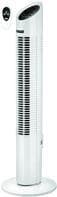 Unold 86850 TURMVENTILATOR Tower, omskiftelig oscillation, 3 niveauer, timerfunktion, fjernbetjening, hvid, 30 W, 30 W, 230 V