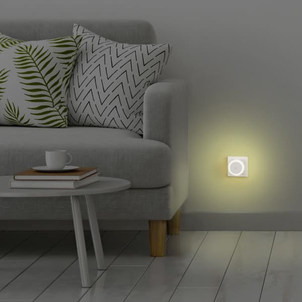 Hama LED-natlys Touch Switch til stikkontakt, touch-knap, varmt lys (00223495)