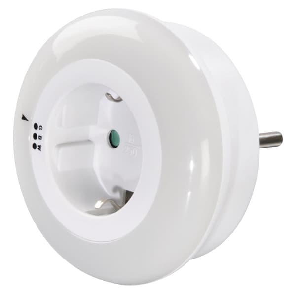 Hama LED natlys Circle Color med integreret fatning, lyssensor, 3 farver (00223497)