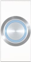 Kindermann 7464000443. Modulantal (max): 1 modul(er). Produktfarve: Blå, Rustfrit stål, Hvid, Materiale: Plast, Rustfrit stål. Bredde: 45 mm (74640004