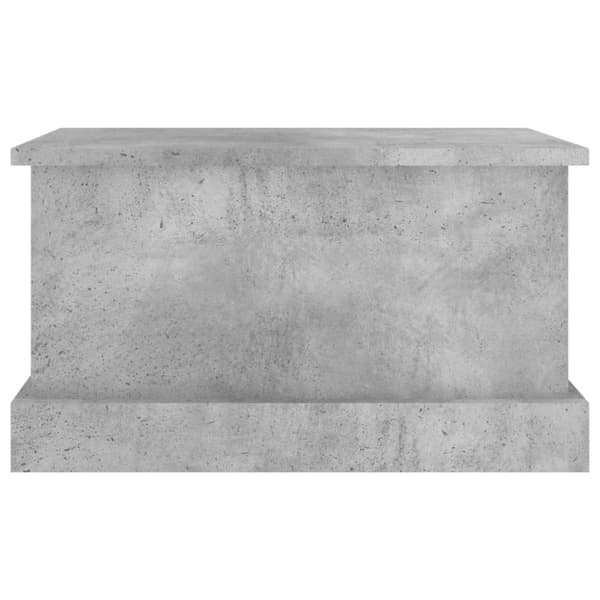 opbevaringskasse 50x30x28 cm konstrueret træ betongrå