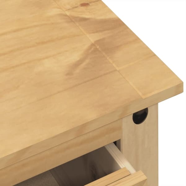 vidaXL kommode Corona 80x43x114 cm massivt fyrretræ