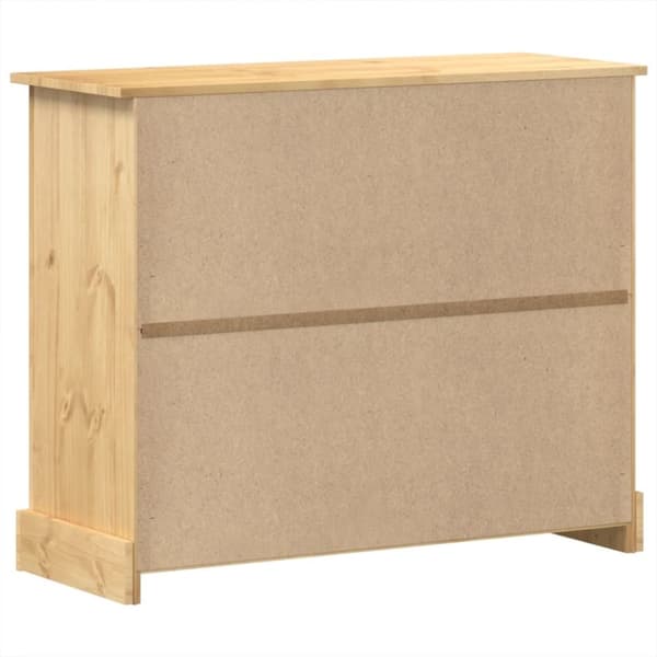vidaXL Byrå Corona 110x43x91 cm massiv furu