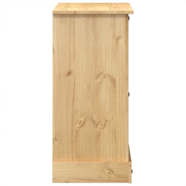 vidaXL kommode Corona 110x43x91 cm massivt fyrretræ