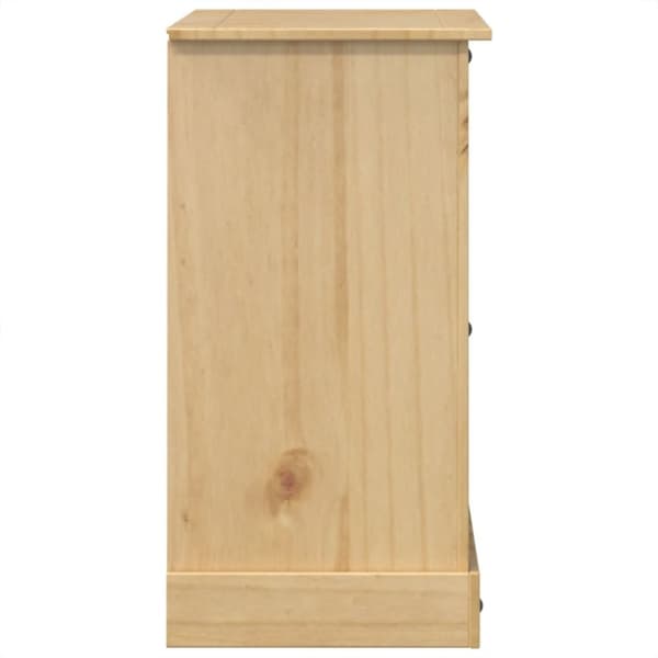 vidaXL Kommode Corona 112x48x91 cm heltre furu