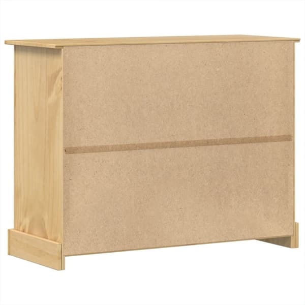 vidaXL Kommode Corona 112x48x91 cm heltre furu