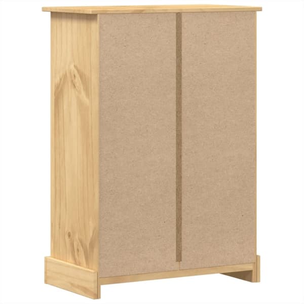 vidaXL Kommode Corona 80x43x114 cm heltre furu