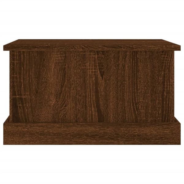 vidaXL Förvaringslåda brun ek 50x30x28 cm konstruerat trä -  Lagringskistor