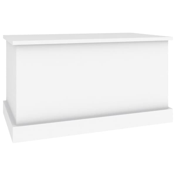 vidaXL opbevaringskasse 70x40x38 cm konstrueret træ hvid -  Opbevaringskister