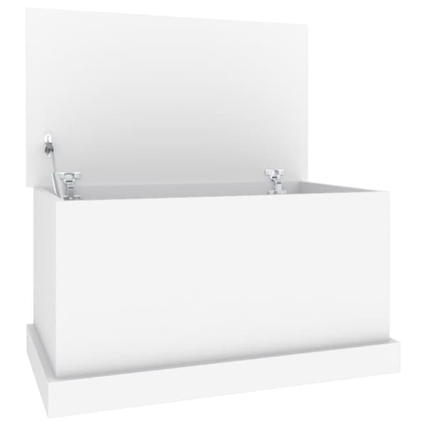 vidaXL opbevaringskasse 70x40x38 cm konstrueret træ hvid -  Opbevaringskister