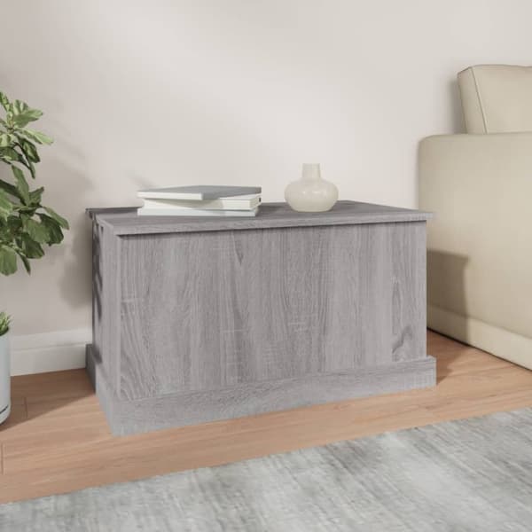 vidaXL opbevaringskasse 70x40x38 cm konstrueret træ grå sonoma-eg -  Opbevaringskister