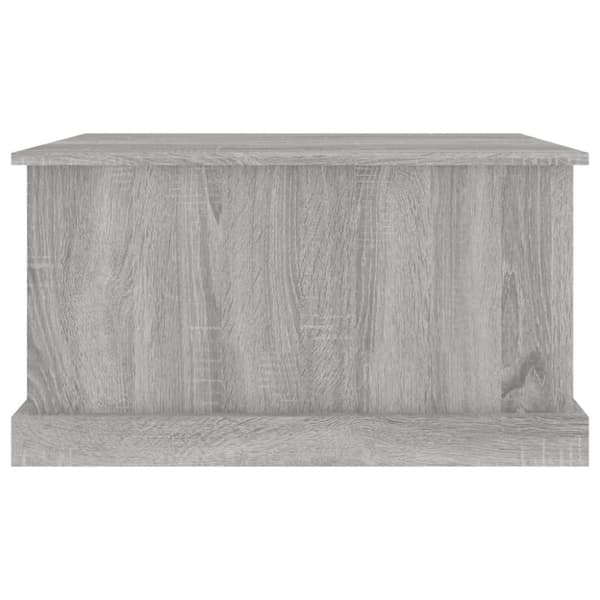 vidaXL opbevaringskasse 70x40x38 cm konstrueret træ grå sonoma-eg -  Opbevaringskister
