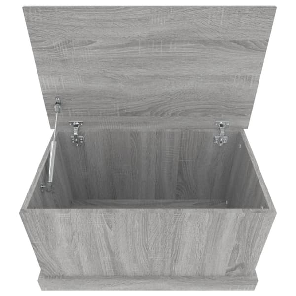 vidaXL opbevaringskasse 70x40x38 cm konstrueret træ grå sonoma-eg -  Opbevaringskister