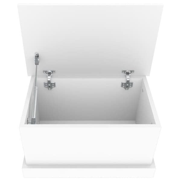 vidaXL opbevaringskasse 50x30x28 cm konstrueret træ hvid -  Opbevaringskister