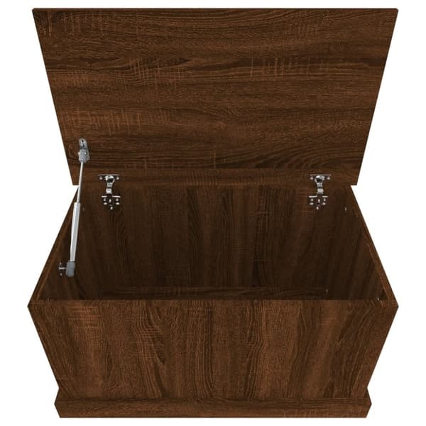 vidaXL opbevaringskasse 70x40x38 cm konstrueret træ brun egetræsfarve -  Opbevaringskister