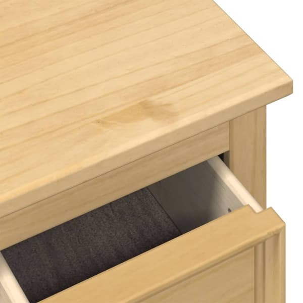 vidaXL opbevaringsboks Corona 90x78x45 cm massivt fyrretræ