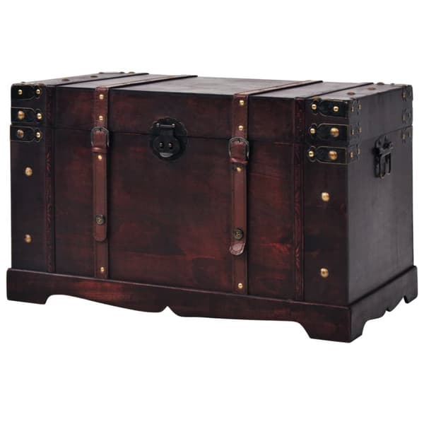 The Living Store Vintage Aarrearkku Puu 66x38x40 cm -  Säilytysarkut