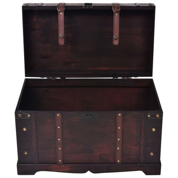 The Living Store Vintage Aarrearkku Puu 66x38x40 cm -  Säilytysarkut