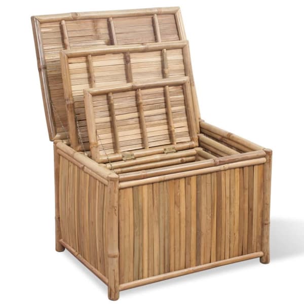 The Living Store Säilytyslaatikkoa 3kpl Bambu - Säilytysarkut