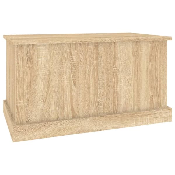 The Living Store opbevaringskasse 70x40x38 cm konstrueret træ sonoma-eg -  Opbevaringskister