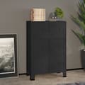 Miniatyrbillede 2 af 11: The Living Store industrielt opbevaringsskab 75x40x115 cm metal sort -  Opbevaringskister