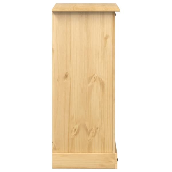 The Living Store Byrå Corona 92x48x114 cm massiv furu -  Lagringskistor