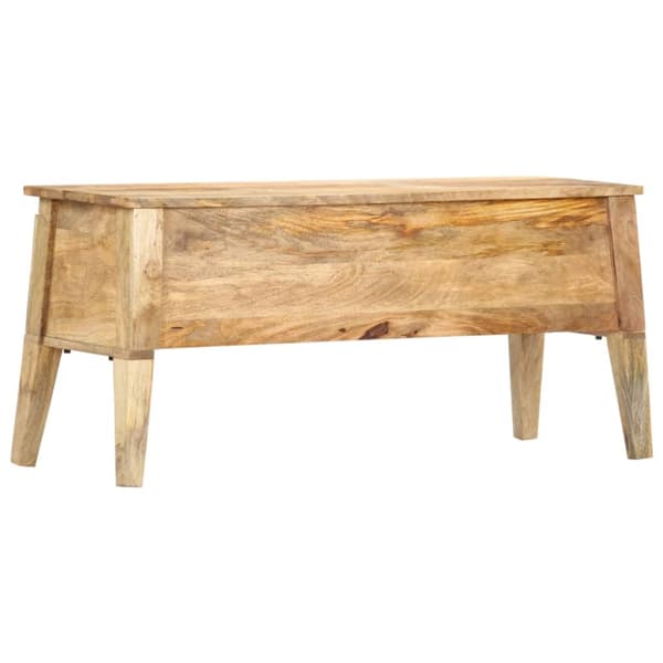 Opbevaringskister - Living opbevaringskasse 99x35x48 cm massivt mangotræ