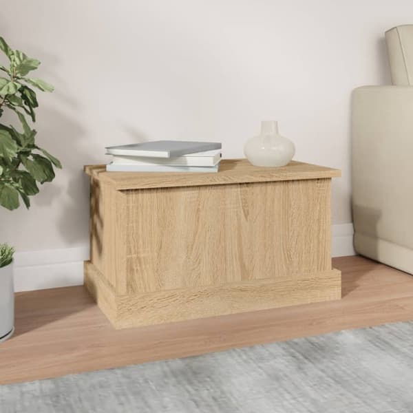 Lagringskistor - Living Förvaringslåda sonoma-ek 50x30x28 cm konstruerat trä