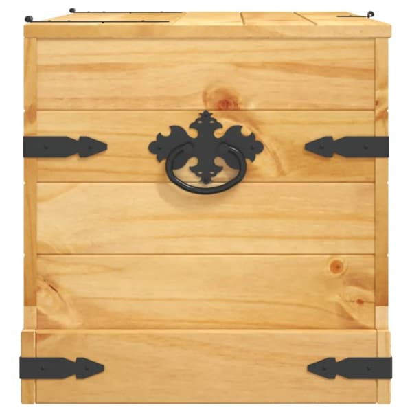 Opbevaringskister - Living opbevaringskiste Corona-serien 91x49,5x47 cm mexicansk fyrretræ