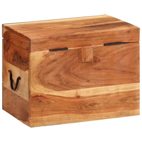 Lagringskistor - Living Förvaringslåda 39x28x31 cm massivt akaciaträ