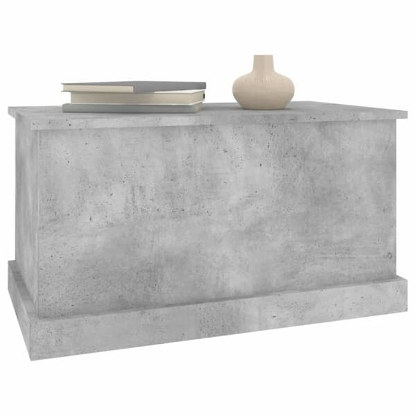 Opbevaringskasse 70x40x38 cm konstrueret træ betongrå - Opbevaringskasse - Opbevaringskasser - Home & Living