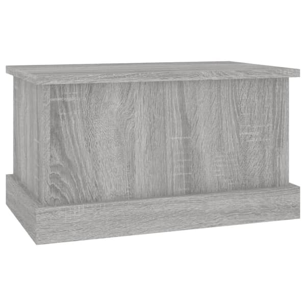 Opbevaringskasse 50x30x28 cm konstrueret træ grå sonoma-eg - Opbevaringskasse - Opbevaringskasser - Home & Living