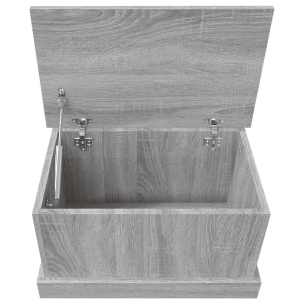 Opbevaringskasse 50x30x28 cm konstrueret træ grå sonoma-eg - Opbevaringskasse - Opbevaringskasser - Home & Living