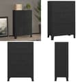 Miniatyrbillede 1 af 11: Industrielt opbevaringsskab 75x40x115 cm metal sort - Opbevaringsskab - Opbevaringsskabe - Home & Living