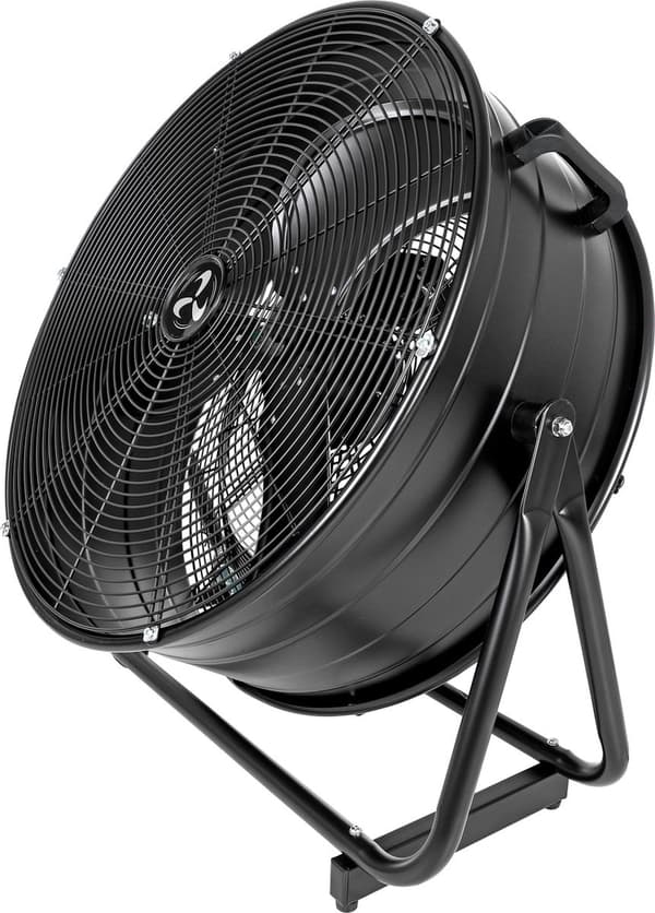 CasaFan DF600 Eco IP54 SL udendørs ventilator 123 W (Ø x h) 65 cm x 77 cm sort (mat)