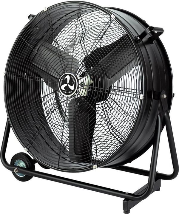 CasaFan DF600 Eco IP54 SL udendørs ventilator 123 W (Ø x h) 65 cm x 77 cm sort (mat)