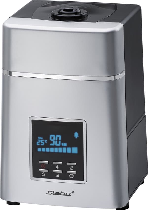 Steba LB5 - Ultralydsluftfugter - ECO standionisering - 6 liter - timer - op til 30m2 - Sølv