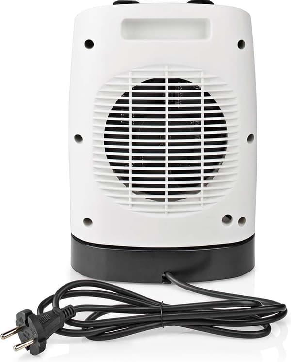 Keraaminen PTC-puhallinlämmitin| 1000 2000 W| 2 lämpötilaa Säädettävä termostaatti| (HTFA19WT)