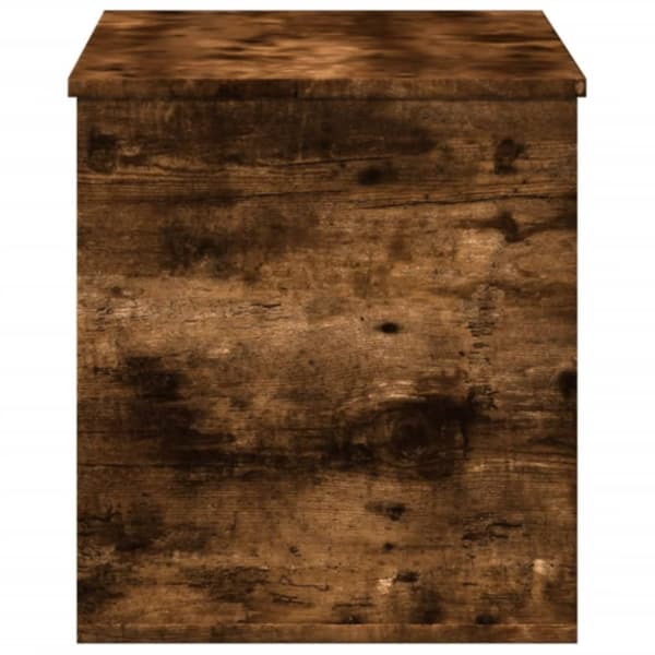 vidaXL opbevaringsboks 100x42x46 cm konstrueret træ røget egetræsfarve